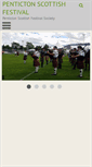 Mobile Screenshot of pentictonscottishfestival.ca